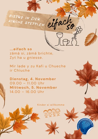 Bistro eifach so November 2025